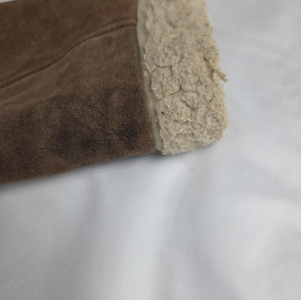 Vintage Schott Bros Shearling Ranch Coat – Size 40 Western Suede Sheepskin #600 - Picture 16 of 16